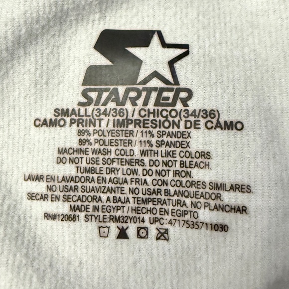 STARTER Gray Camo Long Sleeve Tee - Picture 3 of 3